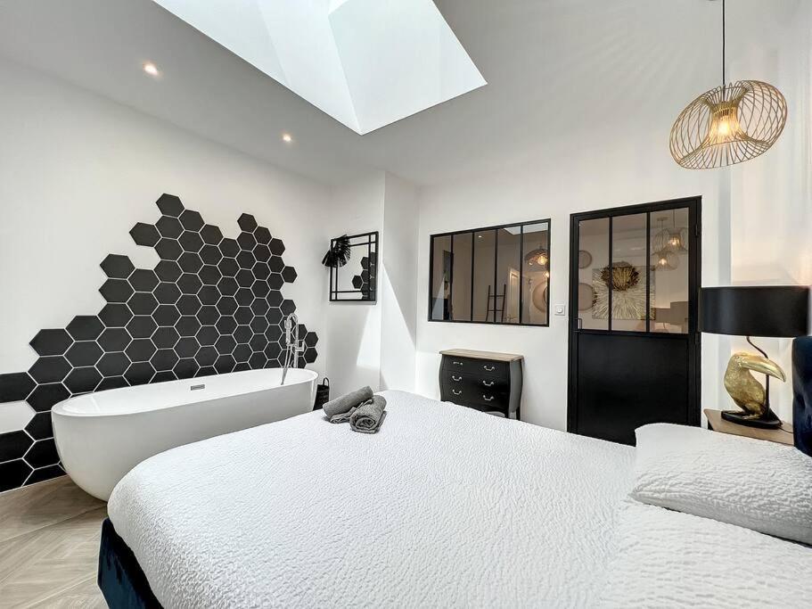 Loft Raffine Et Chic Au Calme Proche Du Centre De Beziers Et Des Plages Apartment Boujan-sur-Libron Exterior foto